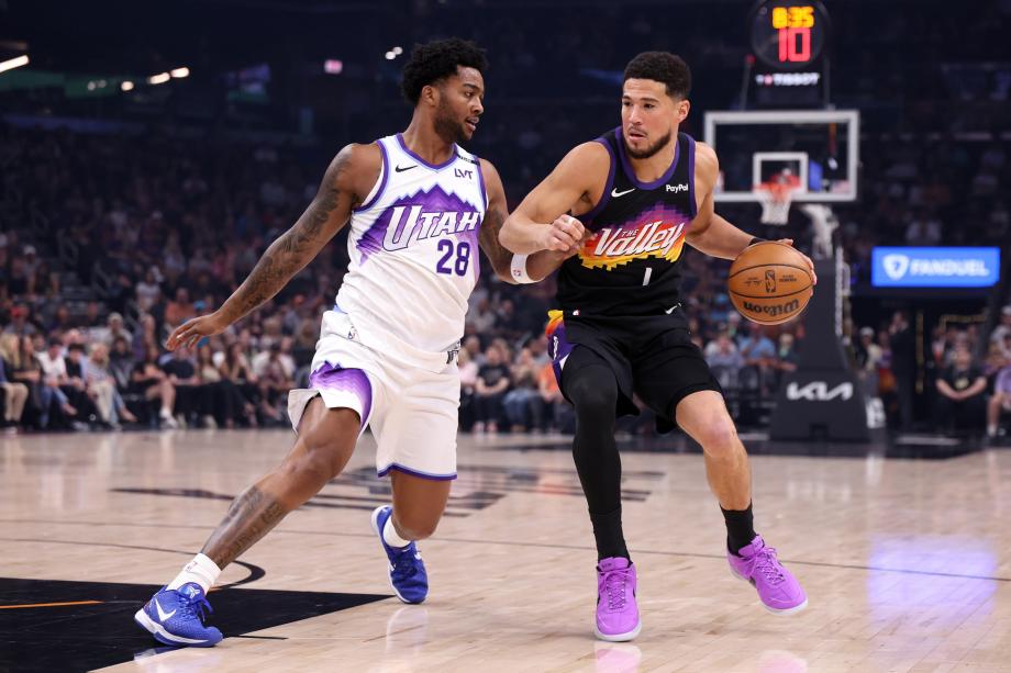 比分7m-布克26+8格林31+6 太阳大胜爵士送对手5连败